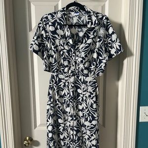 Floral Hawaiian Print Dress